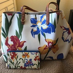 Tory Burch Tote-Wallet Set